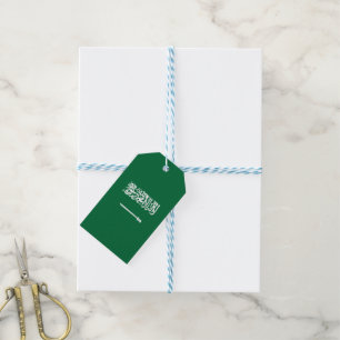 Saudi Arabia flag Gift Tags