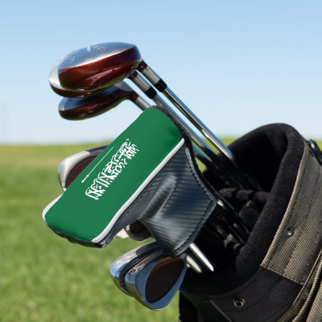 Saudi Arabia flag Golf Head Cover (In Situ)