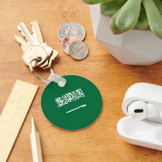 Saudi Arabia flag Key Ring (Desk)