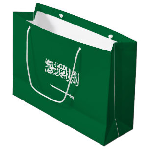 Saudi Arabia flag Large Gift Bag