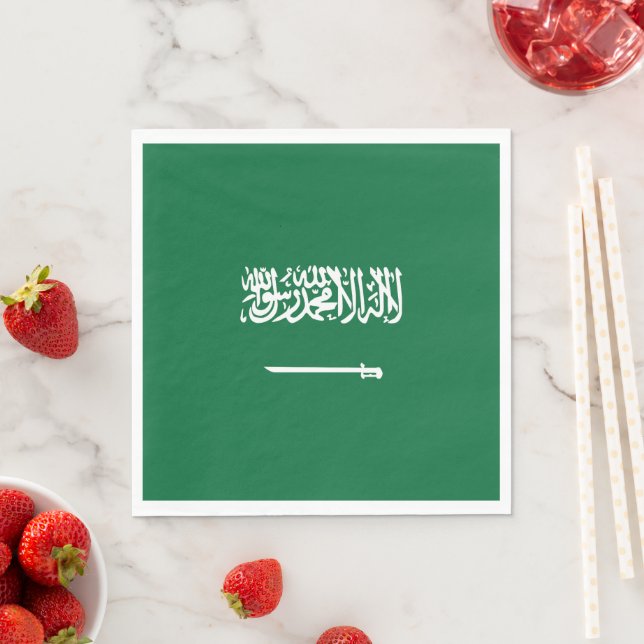 Saudi Arabia flag Napkin (Insitu)