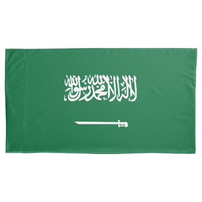 Saudi Arabia flag Pillowcase (Front)