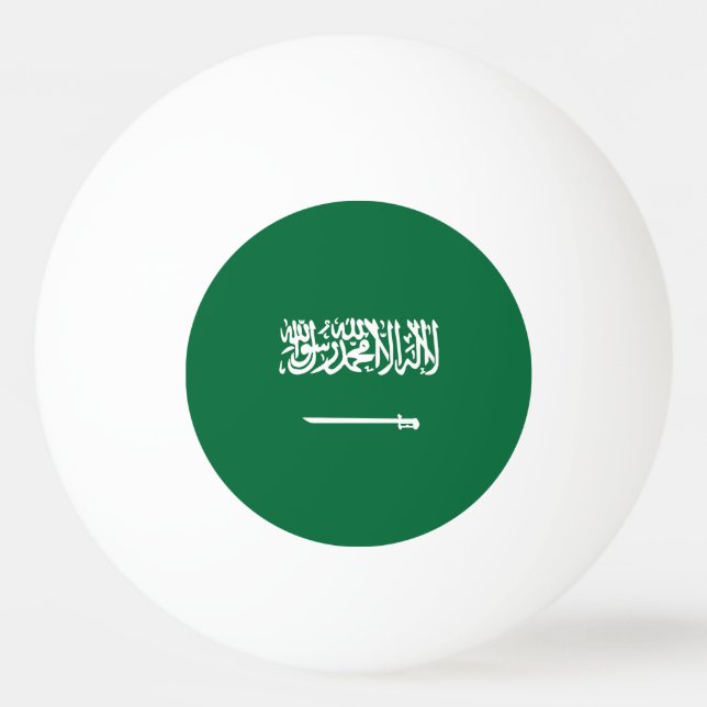 Saudi Arabia flag Ping Pong Ball (Front)