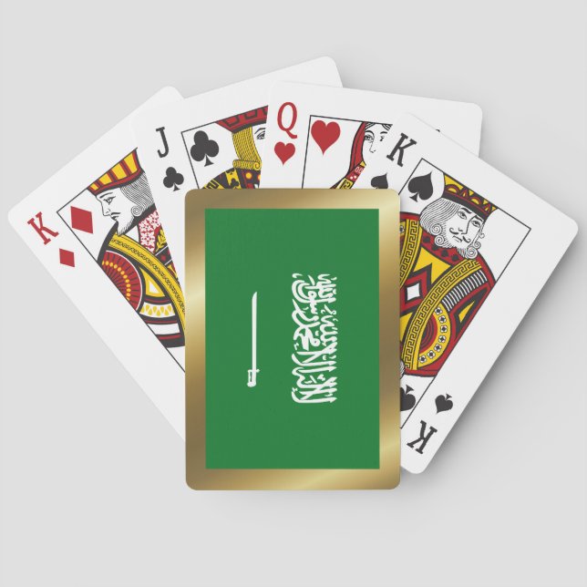 Saudi Arabia Flag Playing Cards (Back)
