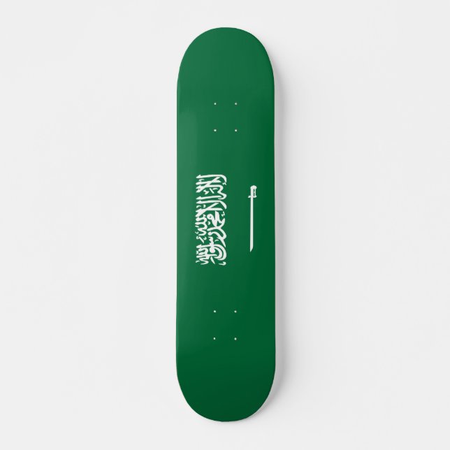 Saudi Arabia flag Skateboard (Front)