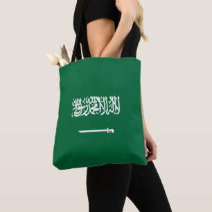 Saudi Arabia flag Tote Bag