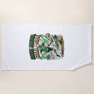 Saudi Arabia Goal Mode Skeleton Striker Nations Dy Beach Towel