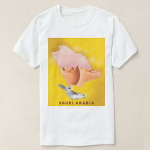 Saudi Arabia illustrated travel poster. T-Shirt
