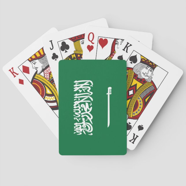 Saudi Arabia Playing Cards (Back)