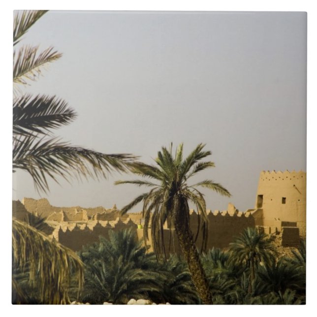 Saudi Arabia, Riyad, Al-Diriya old town of Saud Tile (Front)