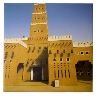 Saudi Arabia, Riyad, Mosque of Al Diriya Ceramic Tile
