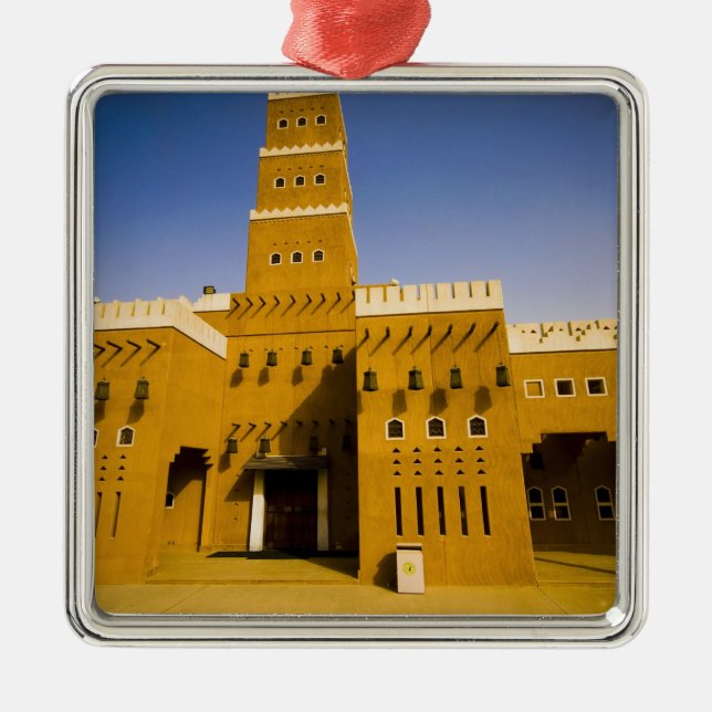 Saudi Arabia, Riyad, Mosque of Al Diriya Metal Tree Decoration (Front)
