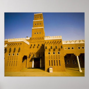 Saudi Arabia, Riyad, Mosque of Al Diriya Poster