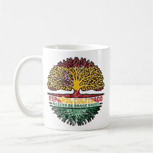 Saudi Arabia Saudi Arabian Spain Spanish Tree Coffee Mug