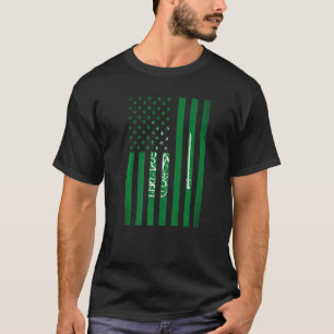 Saudi Arabia Saudis Flag Football Soccer Sports T-Shirt