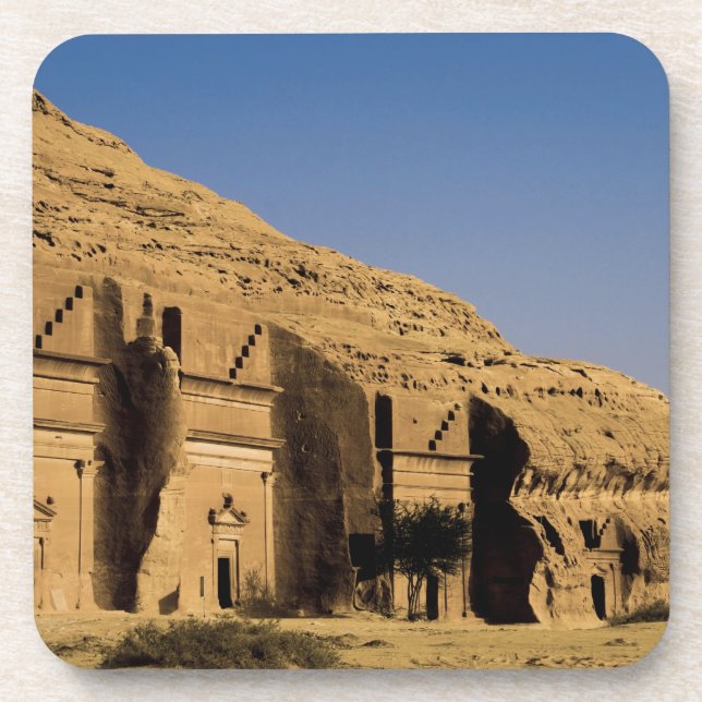 Saudi Arabia, site of Madain Saleh, ancient 2 Coaster (Front)