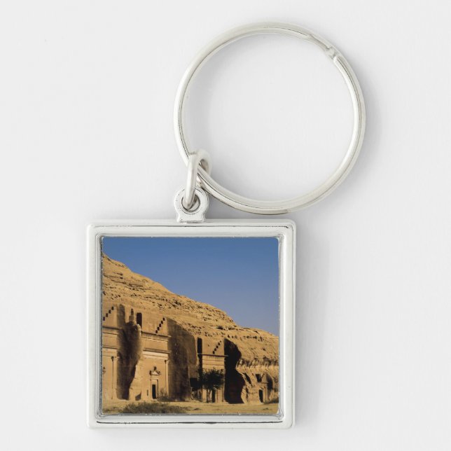 Saudi Arabia, site of Madain Saleh, ancient 2 Key Ring (Front)