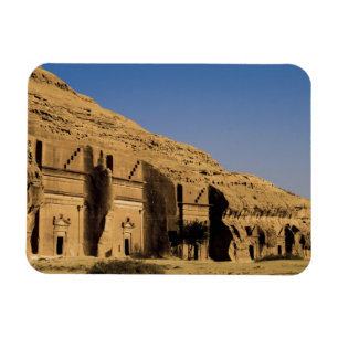 Saudi Arabia, site of Madain Saleh, ancient 2 Magnet