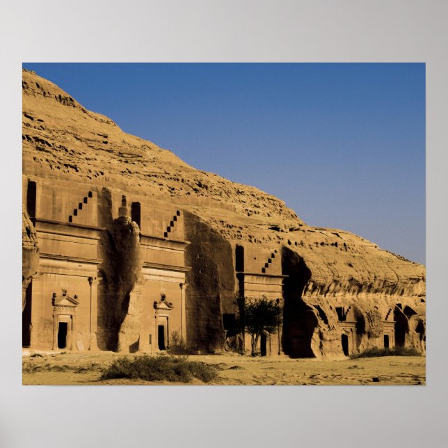 Saudi Arabia, site of Madain Saleh, ancient 2 Poster (Front)