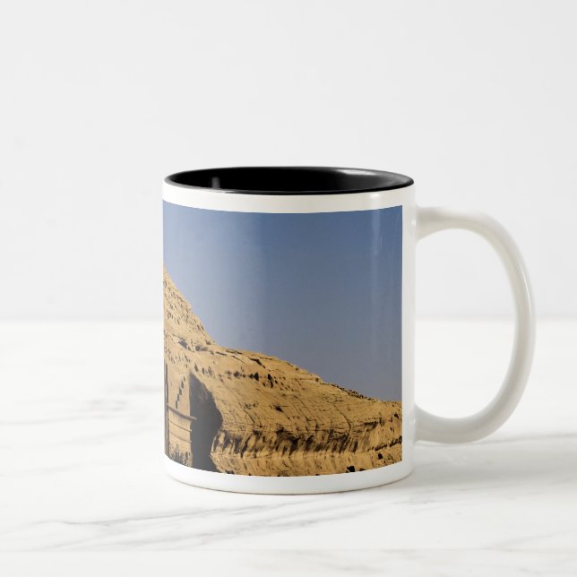 Saudi Arabia, site of Madain Saleh, ancient 2 Two-Tone Coffee Mug (Right)