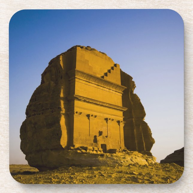 Saudi Arabia, site of Madain Saleh, ancient 4 Coaster (Front)