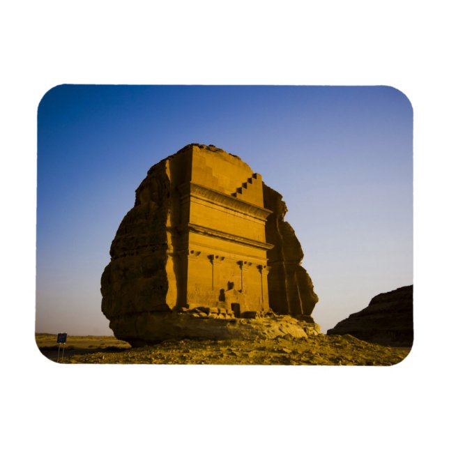 Saudi Arabia, site of Madain Saleh, ancient 4 Magnet (Horizontal)