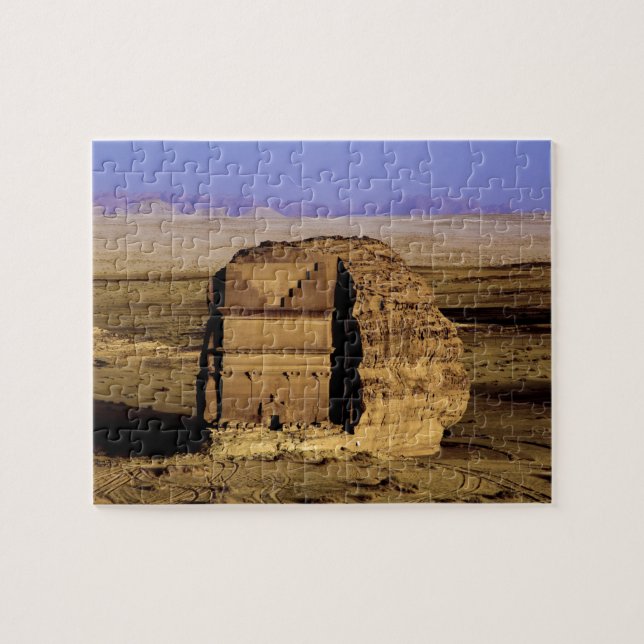 Saudi Arabia, site of Madain Saleh, ancient Jigsaw Puzzle (Horizontal)