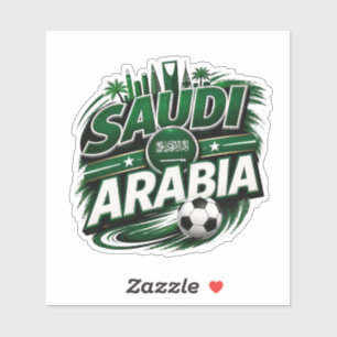 Saudi Arabia Soccer Fan Green Football Suppo