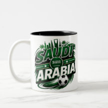 Saudi Arabia Soccer Fan Mug | Green Football Suppo