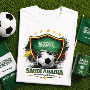 Saudi Arabia Soccer Fan Saudi Football World Cup T-Shirt