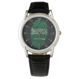 Saudi Arabia touch fingerprint flag Watch