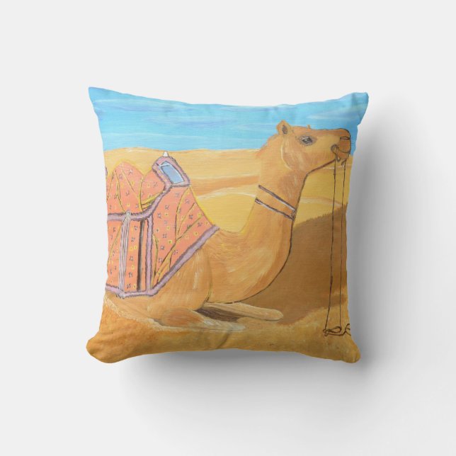 Saudi Arabian Camel Pillow  (Front)