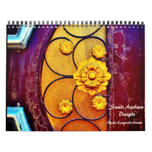 Saudi Arabian Designs Calendar