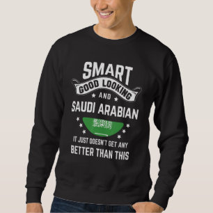 Saudi Arabian Flag Native Pride Saudi Arabia Roots Sweatshirt