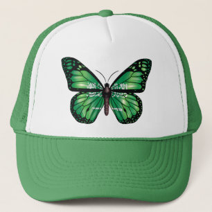 Saudi butterfly monarch flag trucker hat