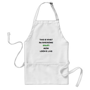 saudi mom, awesome standard apron