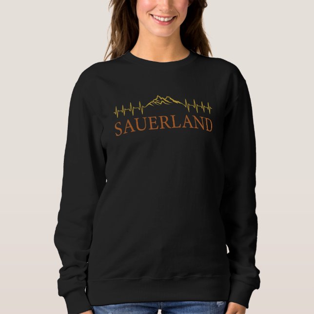 Sauerland Germany Sauerlander German Hiking 1 Sweatshirt (Front)