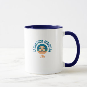 Saugatuck Michigan Hometown Coffee Mug