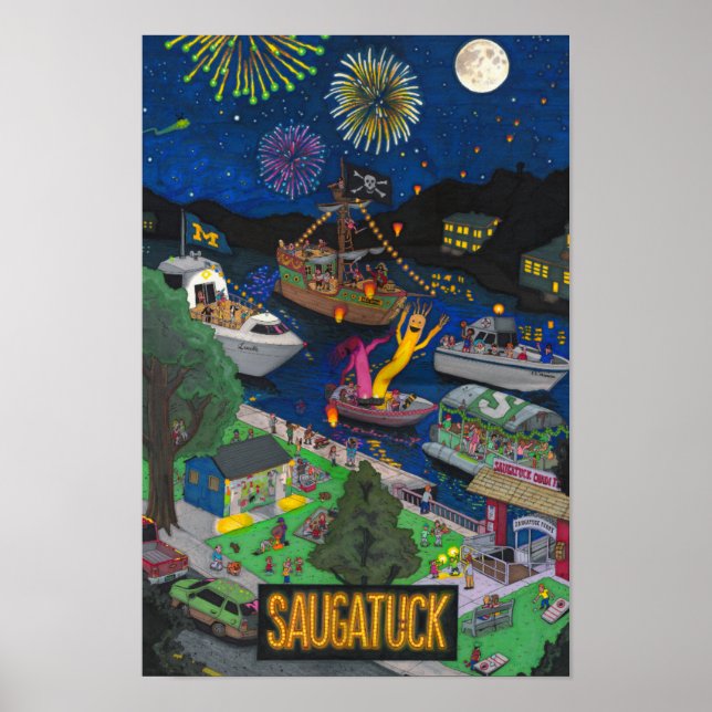 Saugatuck Nights Poster (Front)
