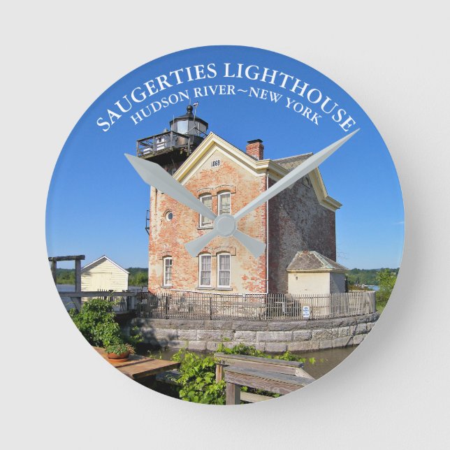 Saugerties Lighthouse, New York Clock (Front)