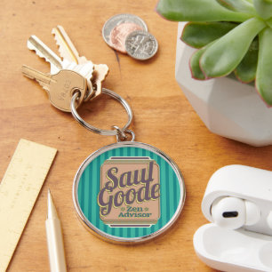 Saul Goode Zen Advisor Aqua Stripes BG Key Ring