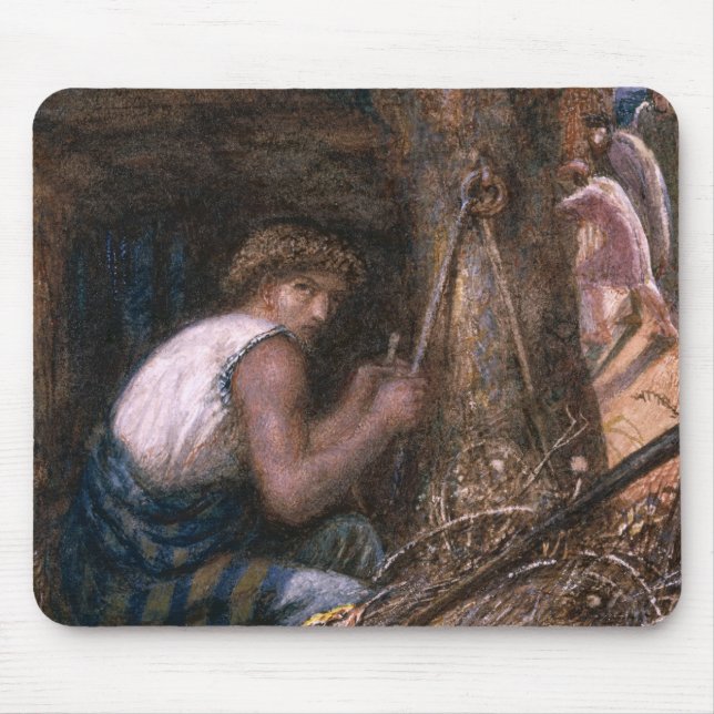 Saul Hiding among the Stuff, 1866 Mouse Pad (Front)