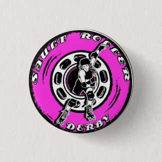 Sault Roller Derby Button