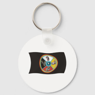 Sault Ste. Marie Tribe Flag Keychain