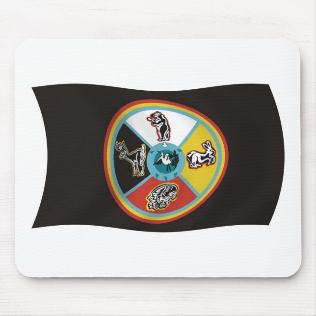 Sault Ste. Marie Tribe Flag Mousepad (Front)