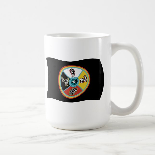Sault Ste. Marie Tribe Flag Mug (Right)