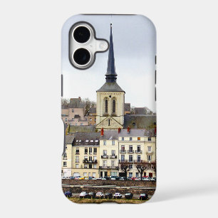 Saumur River Bank Scene iPhone Case