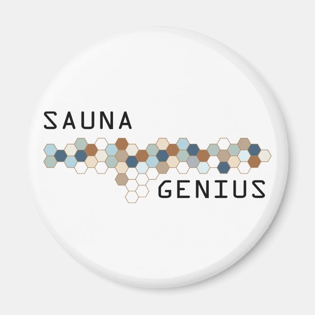 Sauna Genius Magnet (Front)
