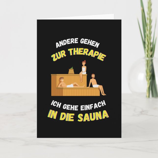 Sauna Others Go To Therapy Saunas Card (Front)