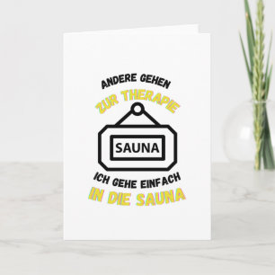Sauna Others Go To Therapy Saunas Card